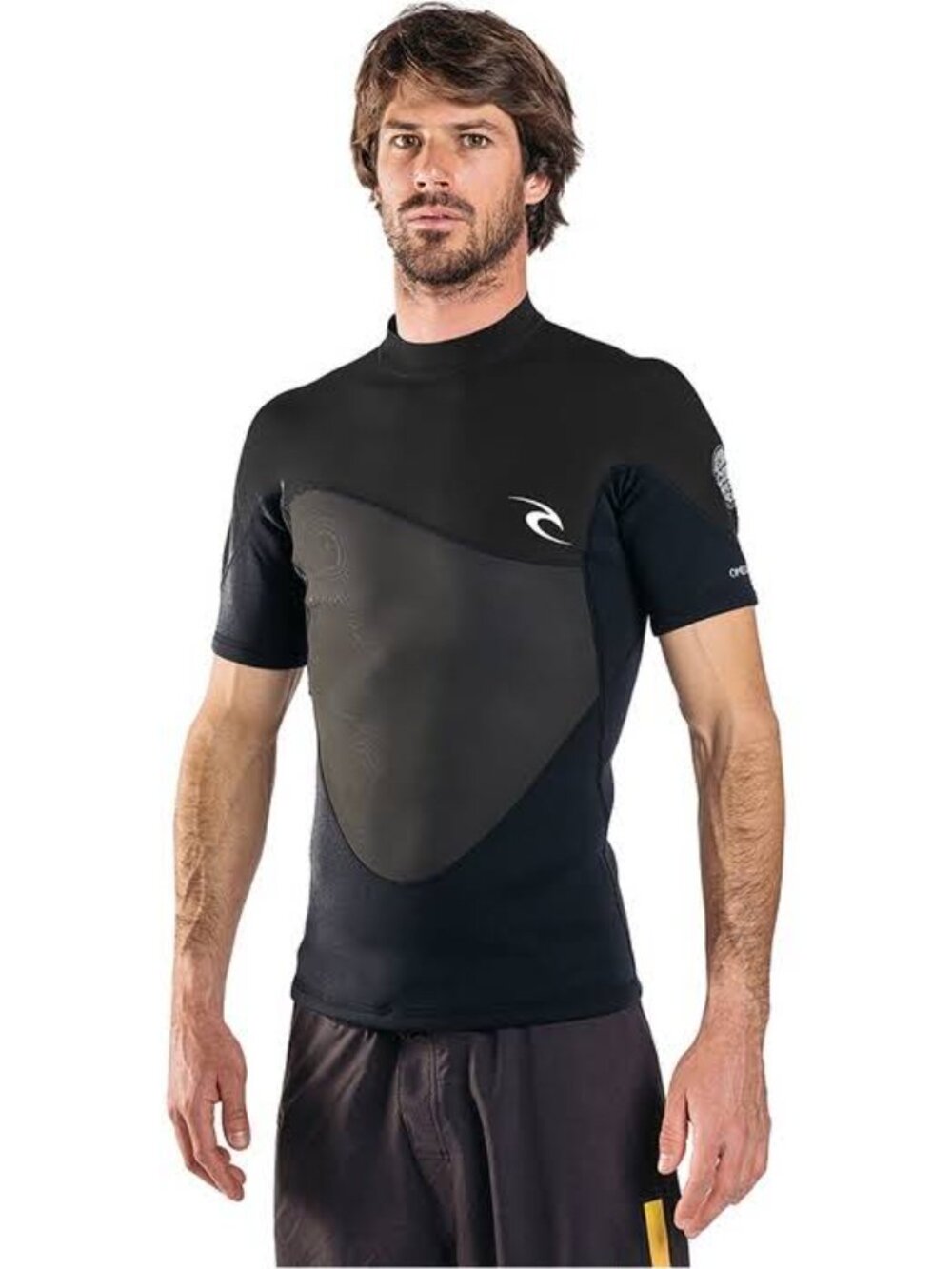 1.5mm Men's Rip Curl OMEGA S/S Wetsuit Jacket RASHGUARD MEDIUM